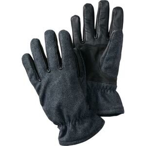Smartwool L Unisex Stagecoach Glove Herringbone Merino Wool Goat Leather Tech